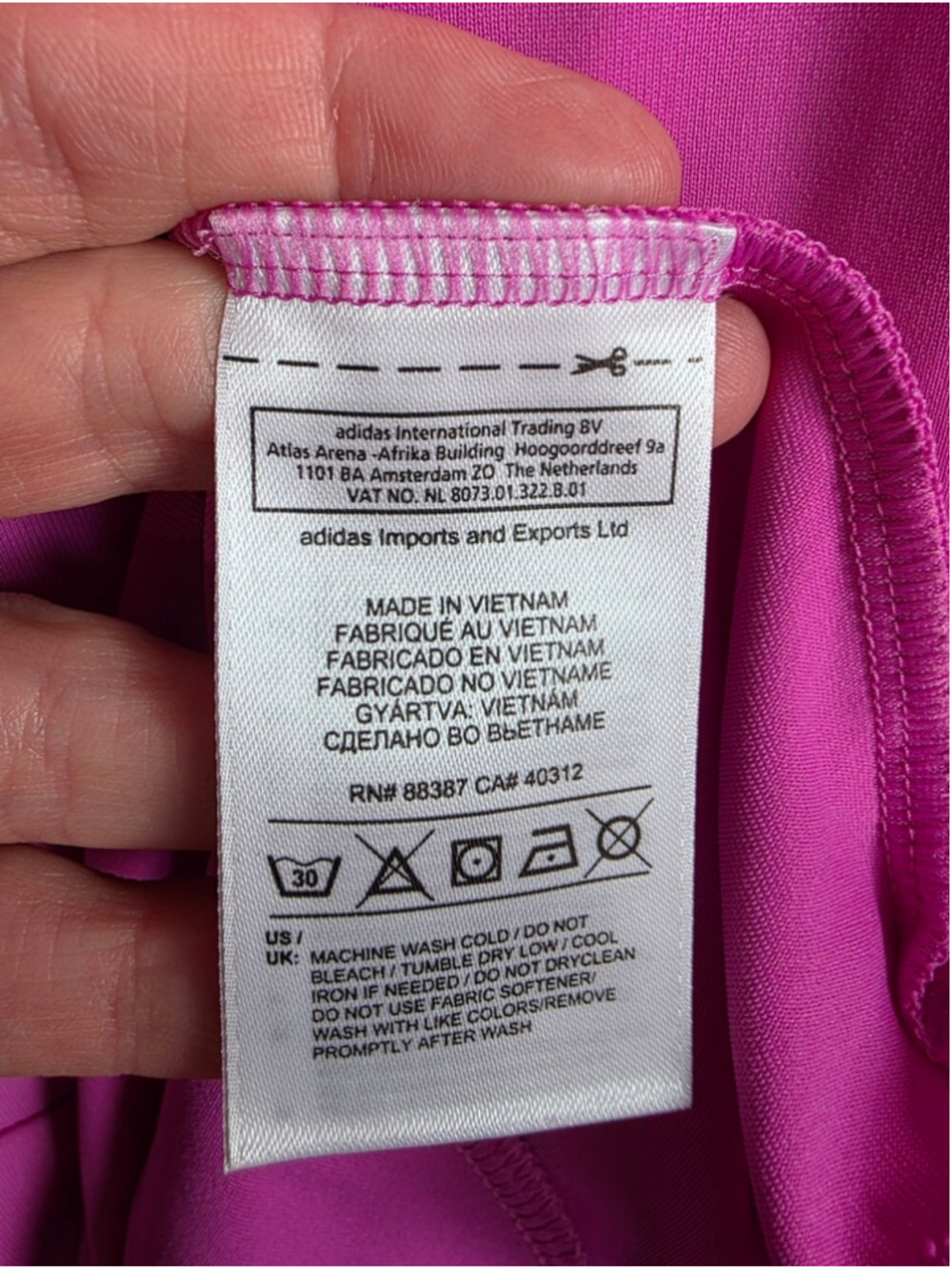 Adidas Golf Pink Zip Front Athletic Dress Womens Size 4 Sleeveless Performance - Picture 6 of 8